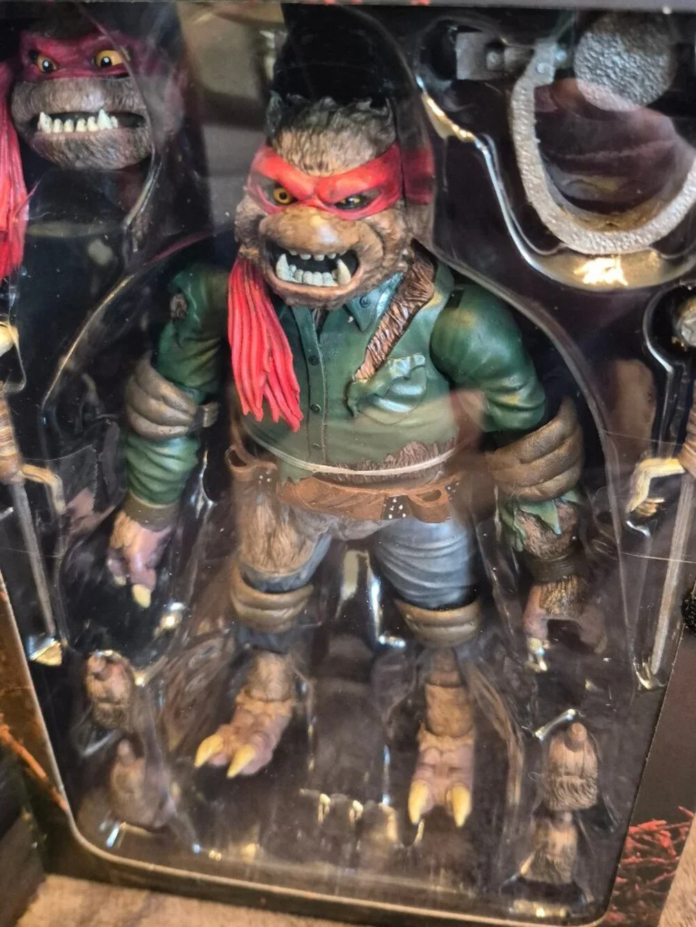 NECA TMNT RAPHAEL as The WOLFMAN Universal Monsters